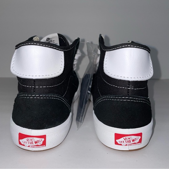 NWB Vans The Lizzie Black White Sneakers - Picture 5 of 9